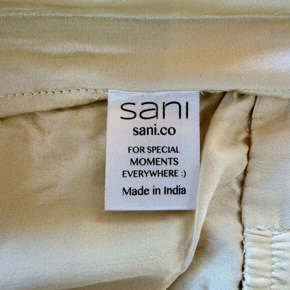 NWT Sani Tara Gold Mirror Embellished Halter Style Cropped Top Size XL *TOP ONLY - Picture 9 of 13